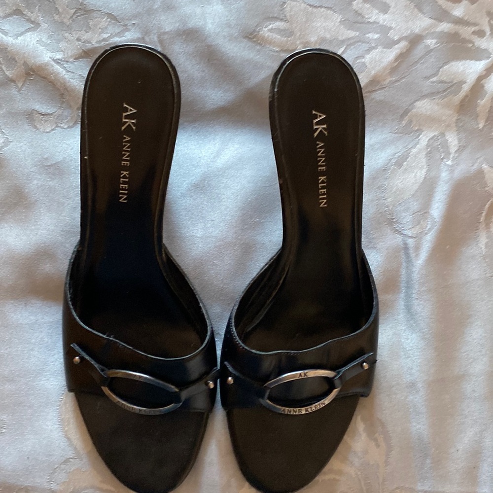 ANNE KLEIN womens high heels in black size 8M